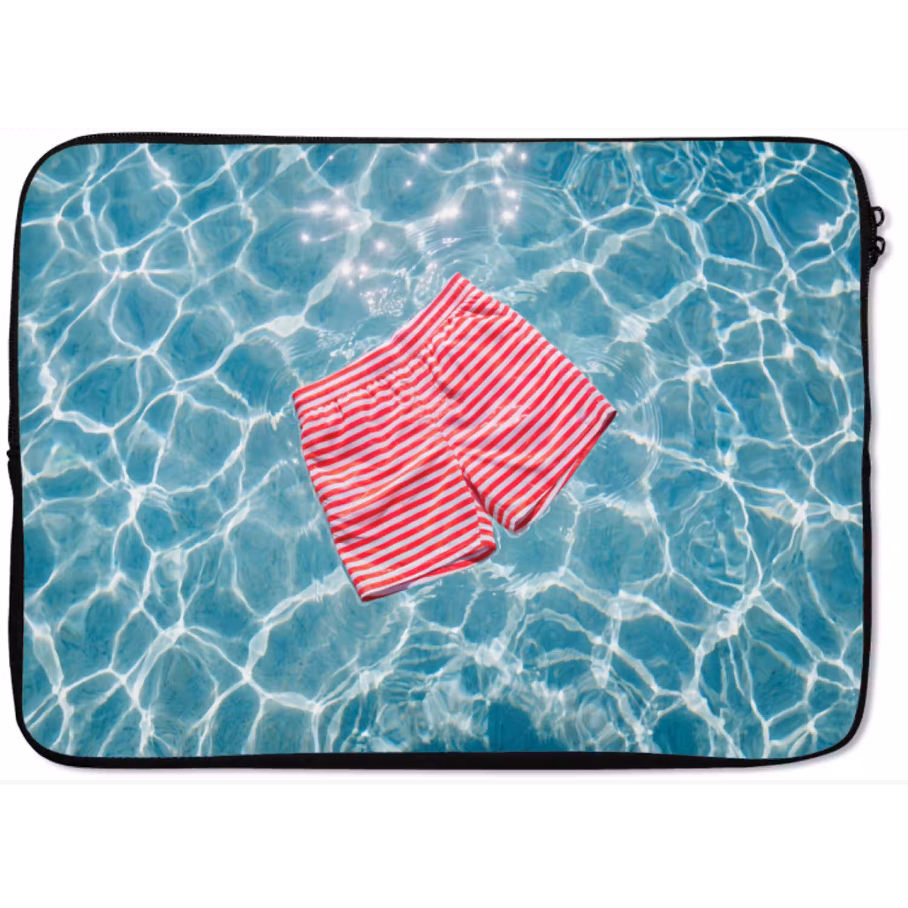 Zwemkleding - Gestreept - Water - Zomer - Rood-wit laptophoes neopreen klein -zkaufland3dotto