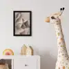 Strand - Zeester - Zand - Beige fotolijst zwart zonder passe partout klein -usfeer4_kinderkamer