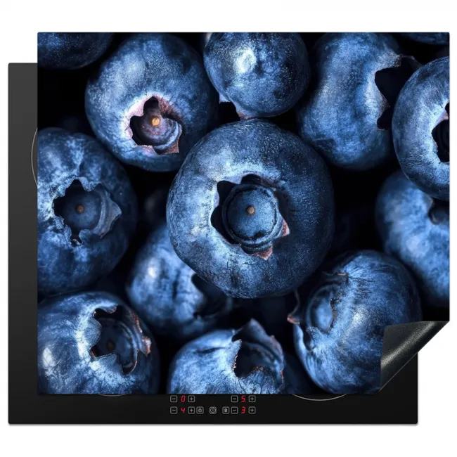 Bessen - Blauw - Fruit Inductie beschermer vinyl 3mm middel -3d