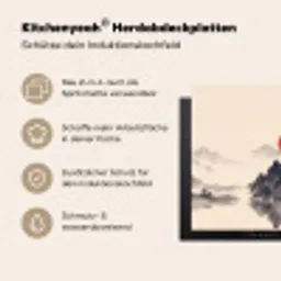 Oosters - Kraanvogels - Landschap Inductie beschemer met haakjes klein -ky-usp-de
