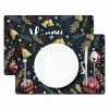 Feestelijk - Kerstgroet - Kleurrijk Placemat vinyl groot -zzsfeer2_Kitchenyeah-website