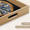 Pizza - Eten - Delftsblauw Dienblad Rechthoek middel -USP_HandgreepFR