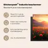 Landschap - Zonsondergang - Bloemenveld Inductie beschermer vinyl 3mm middel -zzzzzzusp-haakje_NL