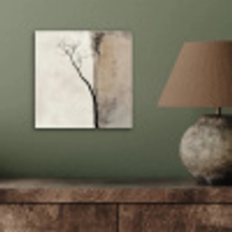Wabi sabi - Plant - Beige aluminium wit klein -sfeer2