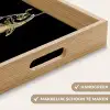 Goud - Vis - Haak - Zwart Dienblad Rechthoek middel -USP_HandgreepNL