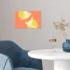 Vogels - Cirkels - Geel poster papier klein -sfeer3