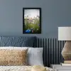 Bloemen - Zomer - Korenbloem - Blauw - Zon - Wolken fotolijst zwart zonder passe partout klein -sfeer3