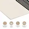 Minimalistisch - Zwarte boog - Gouden cirkel poster papier klein -closeup_NL