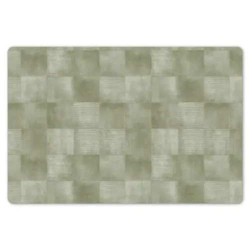 Vlakken - Rustiek - Groen Placemat vinyl groot 368 -zzsfeer1_Kitchenyeah-website