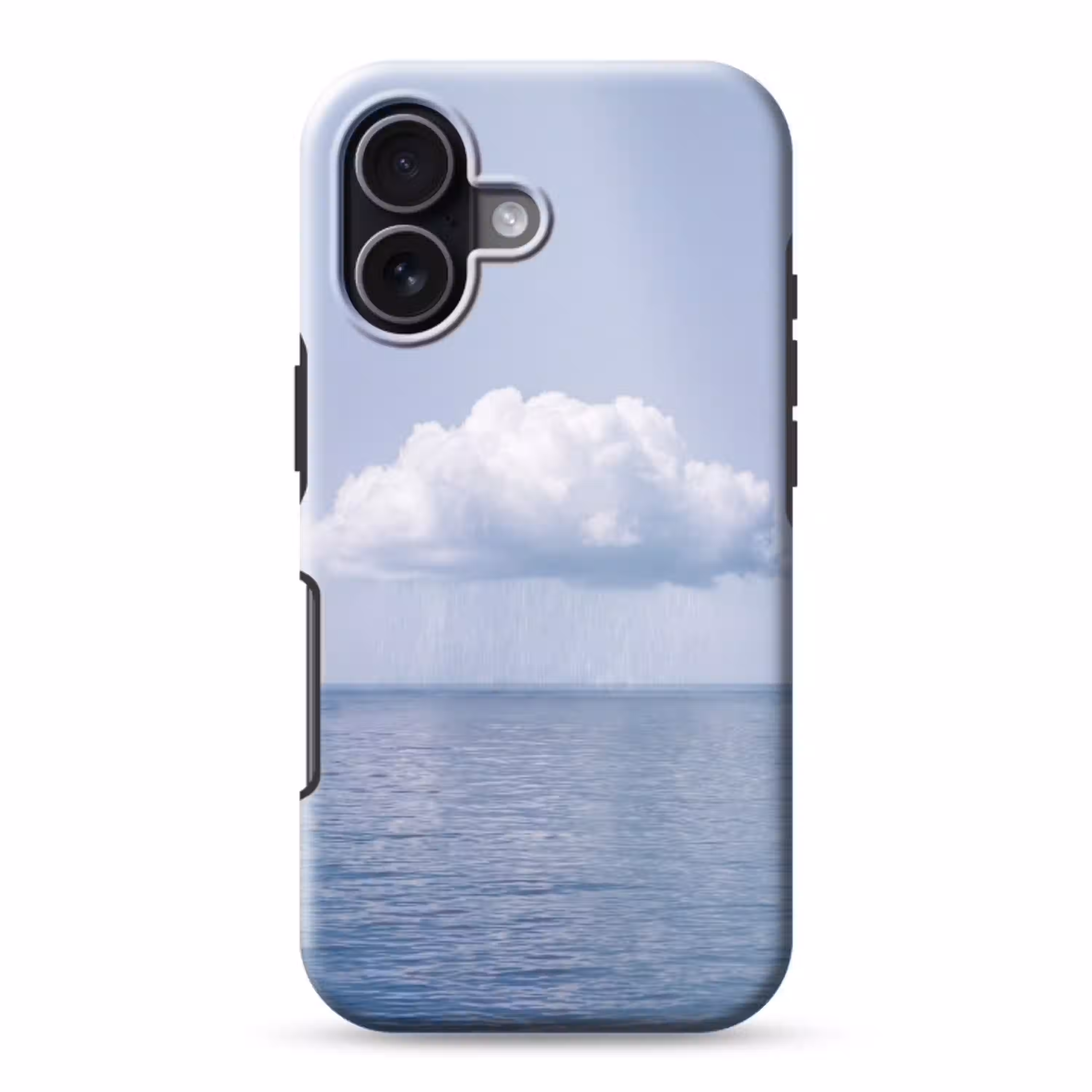 Wolk - Regen - Natuur Toughcase MagSafe Apple iPhone 17 klein -3d