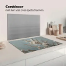 Botanisch - Stilleven - Blauw Inductie beschermer vinyl 3mm klein -wsfeer7_website