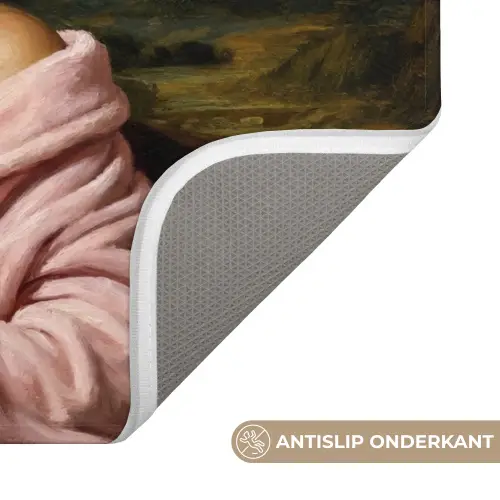 Mona - Klassiek - Roze Badmat klein -USP_AntislipNL