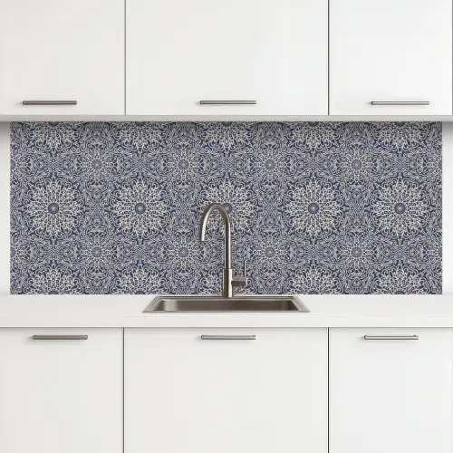 Mandala - Bloemen - Vintage - Patronen keuken achterwand 2 middel 871 -3d