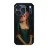 Vrouw - Portret - Kauwgombel Telefoonhoesje iPhone 17 Pro klein -3d