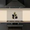 Beukenbladeren - Bruin - Groen - neutraal keuken achterwand spatscherm klein -sfeer1