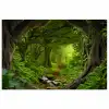 Jungle - Groen - Natuur - Tropisch - Planten poster papier klein -3d