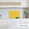 Wit - Geel - Patroon - Geometrisch keuken achterwand spatscherm klein 900 -sfeer4_FR