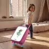 Zwevende groene elf Kinderkoffer - Roze klein -sfeer1