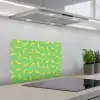 Groen - Geel - Bananen keuken achterwand spatscherm klein 900 -3d_schuin