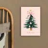 Christmas Season - Kerst - Kerstboom - Roze canvas 2cm klein -sfeer3