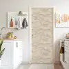 Bogen - Patroon - Beige deurposter klein 289 -sfeer5