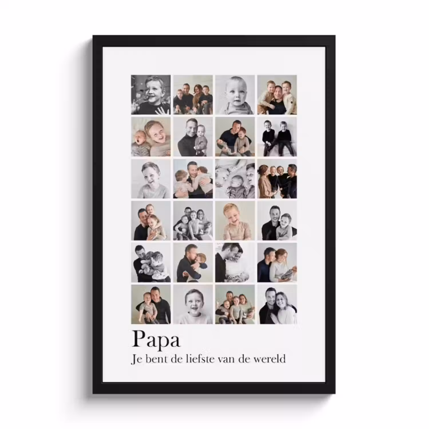 Foto in lijst - Collage Papa