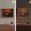 Vrouw - lychee - exotisch Light Box met batterij (Wandlamp) middel -sfeer3