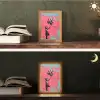 Graffiti - Meisje - Ballon - Roze - Blauw - Street art Light Box met kabel (Tafellamp) klein -sfeer3
