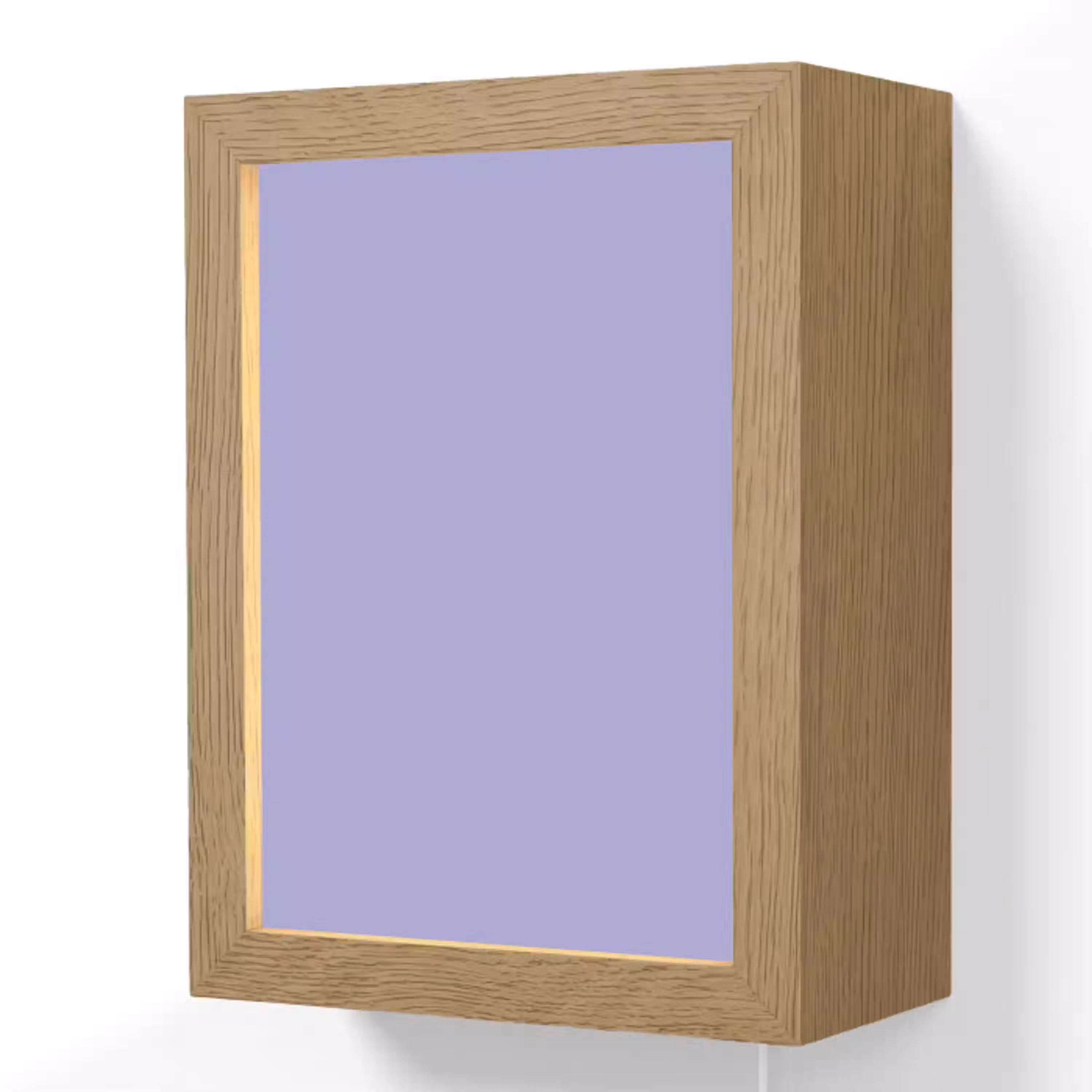 Ceil - Paars - Lila Light Box met kabel (Wandlamp) klein 929 -3d