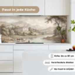 Landhuis - Rivier - Vee keuken achterwand 2 middel -sfeer4_DE