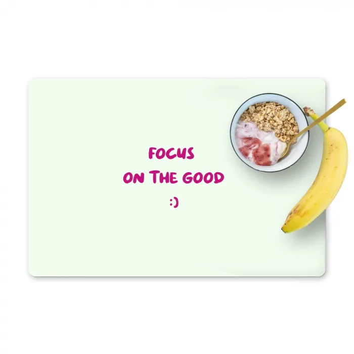 Focus - Beige - Roze - Smiley Placemat vinyl groot -zzzproduct_Kitchenyeah-website