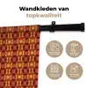 Retro - Disco - Hippie Wandkleed katoen klein 269 -sfeer2