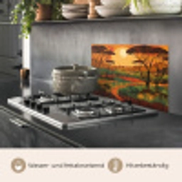 Landschap - Afrikaans - Zon keuken achterwand spatscherm klein -usp_DE