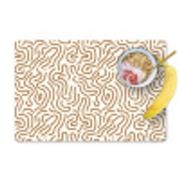Minimalistisch - Patroon - Terracotta Placemat vinyl groot 368 -zzzproduct_Kitchenyeah-website