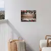 Kerstdecoratie - Geschenken - Hout - Veelkleurig tuinposter los doek klein -sfeer8