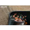 Hout - Vaas - Kleuren - Bloemen Placemat vinyl groot -closeup