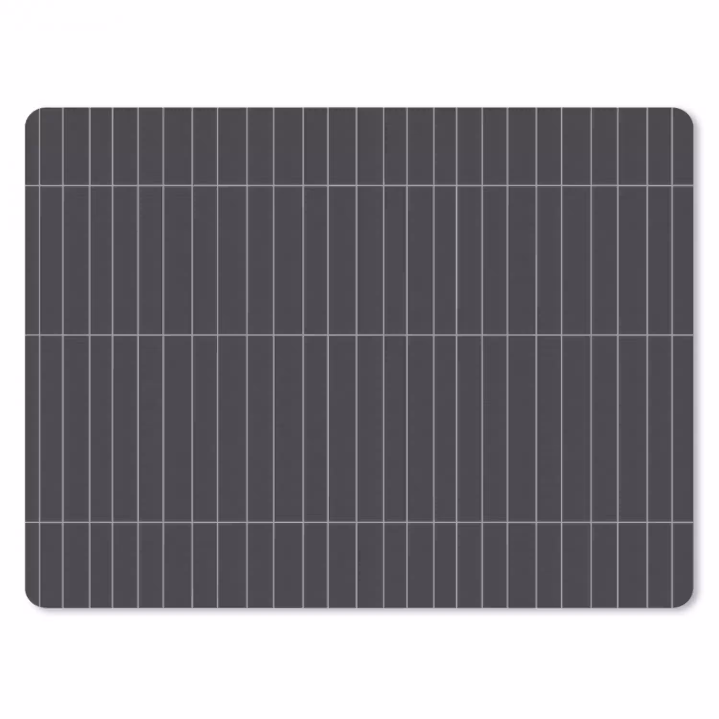 Verticaal - Wandtegel - Donkergrijs muismat rubber klein 262 -3d