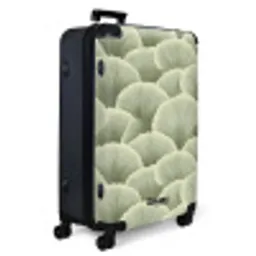 Waaier - Blad - Groen NBS - Large koffer - Volwassenen Unisex groot -product1