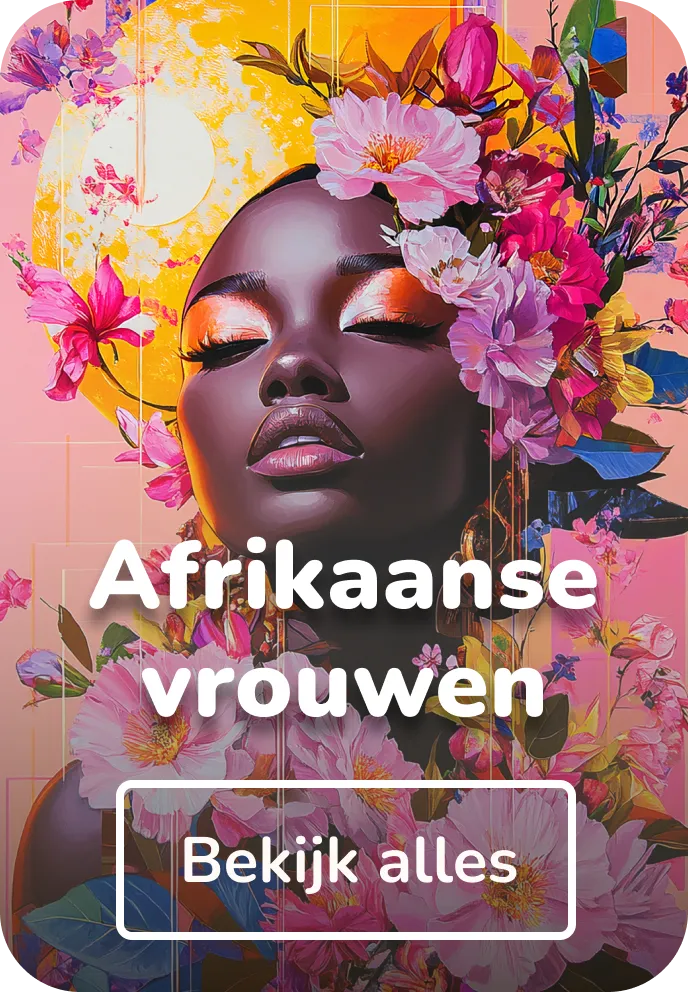 Canvas schilderijen Afrikaanse vrouwen