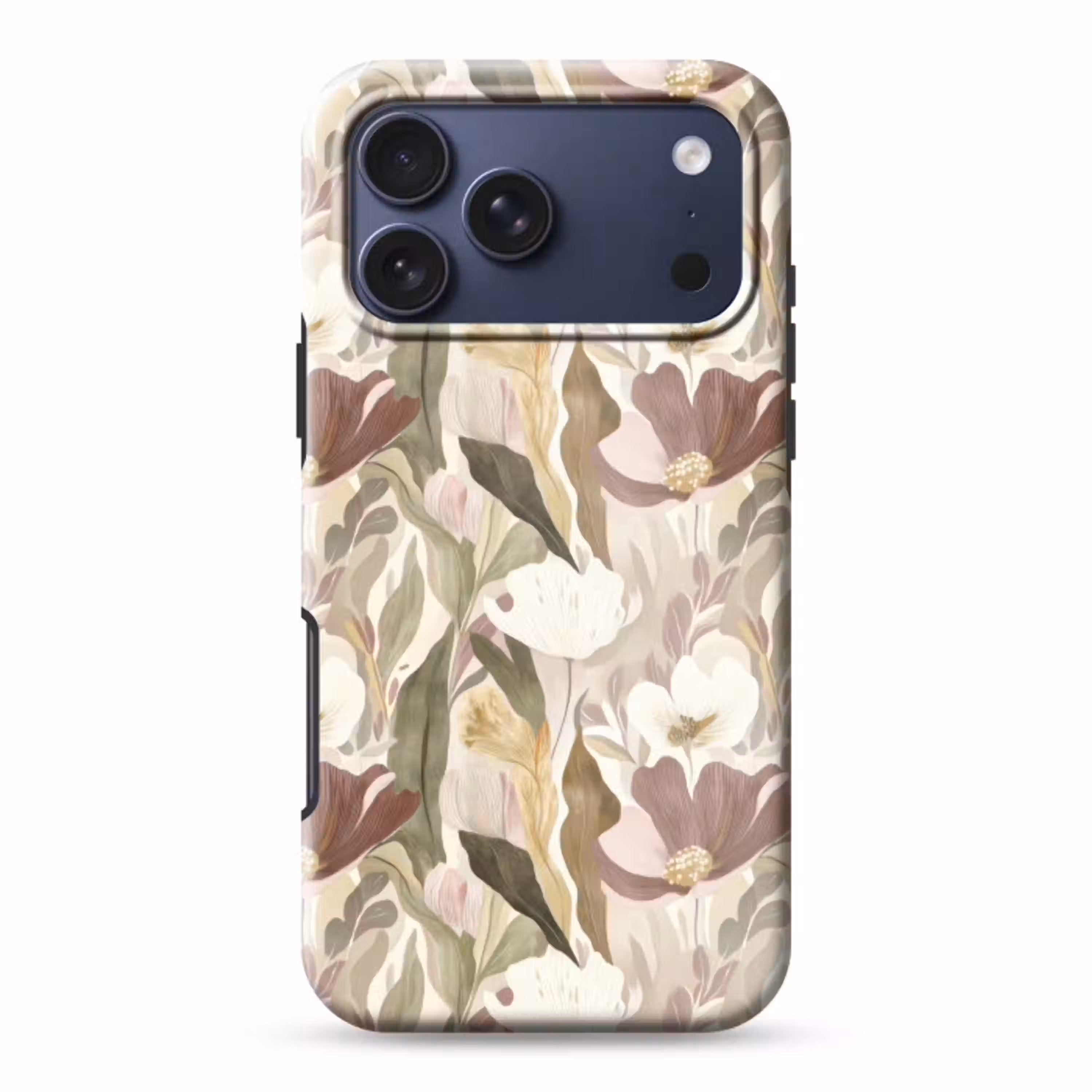 Bloemen - Aquarel - Kleurrijk Toughcase MagSafe Apple iPhone 17 Pro Max klein 1019 -3d