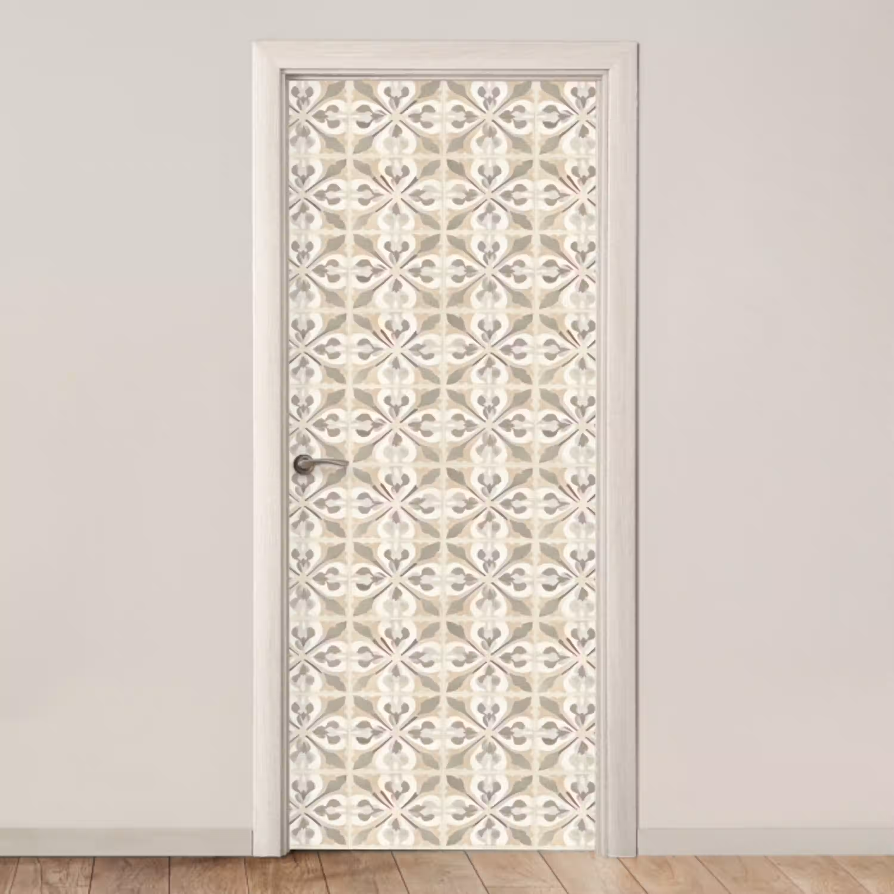 Tegel - Motief - Beige deurposter klein 289 -3d_beige