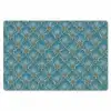 Symmetrisch - Patroon - Blauw Placemat vinyl groot 368 -zzsfeer1_Kitchenyeah-website