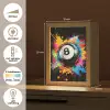 Graffiti - Sport - Pool bal - Biljart Light Box met kabel (Tafellamp) klein -USP_NL