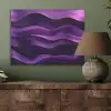 Golven - Abstract - Paars PET vilt klein -sfeer2
