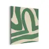 Groen - Kunst - Abstract aluminium wit klein -3d