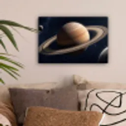 Planeten - Saturnus - Ruimte canvas 2cm klein -sfeer1