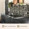 Geometrisch - Figuren - Zwart keuken achterwand 2 middel 871 -usp_NL