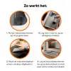Teckel - Bier - Glas - Bril Inductie beschermer vinyl 3mm klein -zzzzzzz-td-werking
