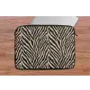 Zebra - Klassiek - Zwart laptophoes neopreen klein 279 -tafel