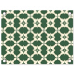 Tegel - Klassiek - Groen tuinposter los doek klein 239 -3d
